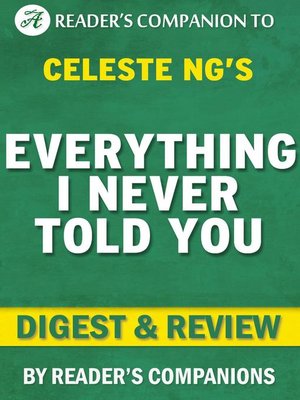 cover image of Everything I Never Told You